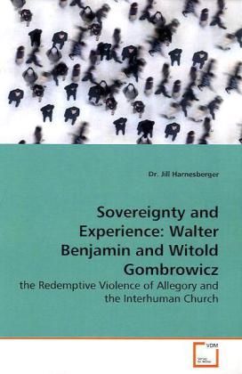 Produktbild: Harnesberger, D: Sovereignty and Experience: Walter Benjamin