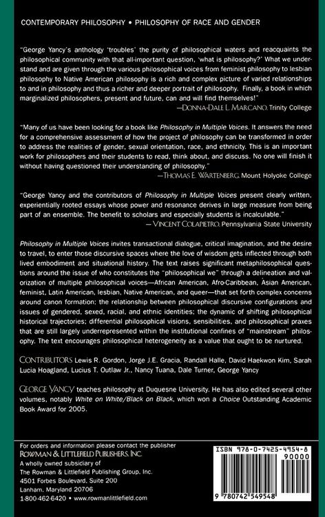 Produktbild: Philosophy in Multiple Voices