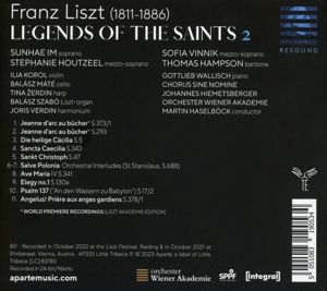 Produktbild: Liszt: Legends of the Saints,Vol. 2