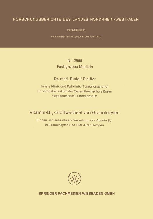 Produktbild: Vitamin-B12-Stoffwechsel von Granulozyten