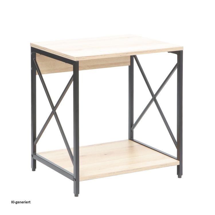 Produktbild: HTI-Living Beistelltisch Cedrik Artisaneiche-Schwarz Beistelltisch Cedrik Artisaneiche-Schwarz