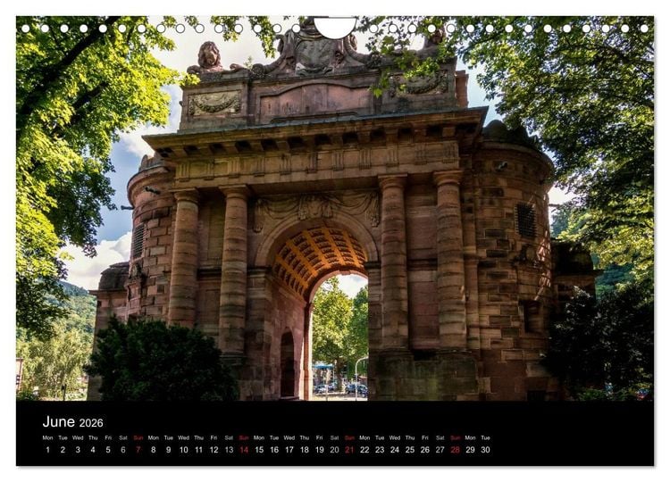 Produktbild: Heidelberg - Views of a City (Wall Calendar 2026 DIN A4 landscape), CALVENDO 12 Month Wall Calendar