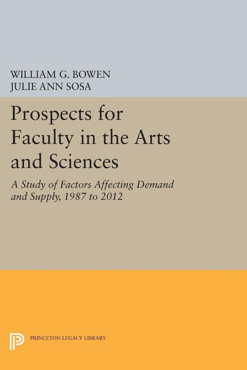 Produktbild: Prospects for Faculty in the Arts and Sciences