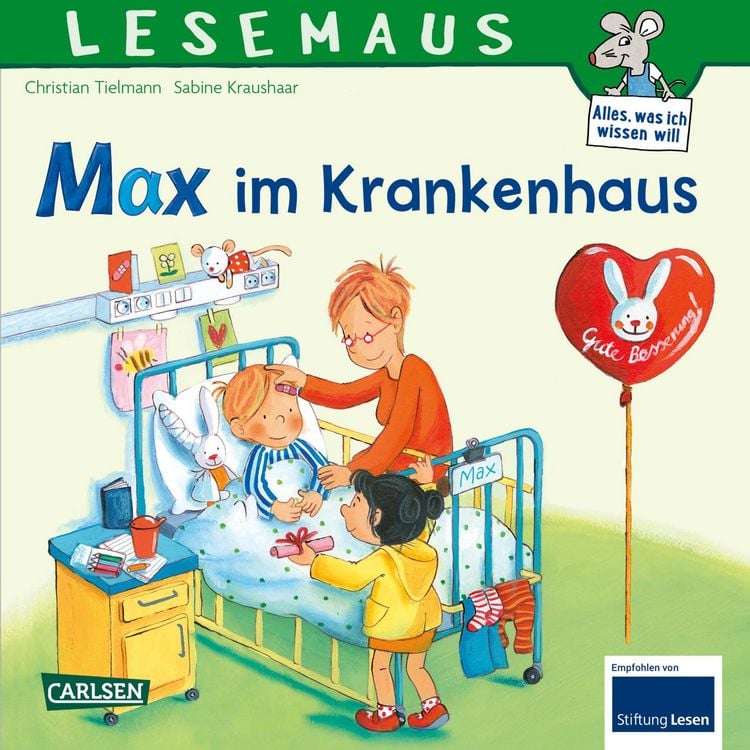 Produktbild: LESEMAUS 64: Max im Krankenhaus