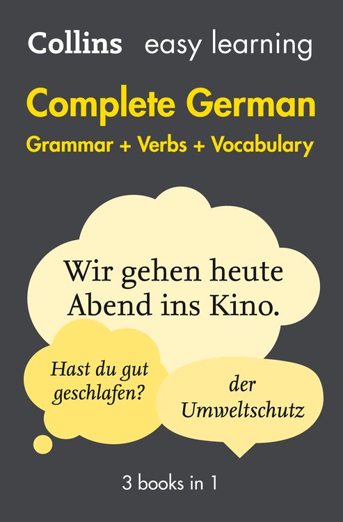 Produktbild: Easy Learning German Complete Grammar, Verbs and Vocabulary (3 books in 1): Trusted support for learning (Collins Easy Learning)