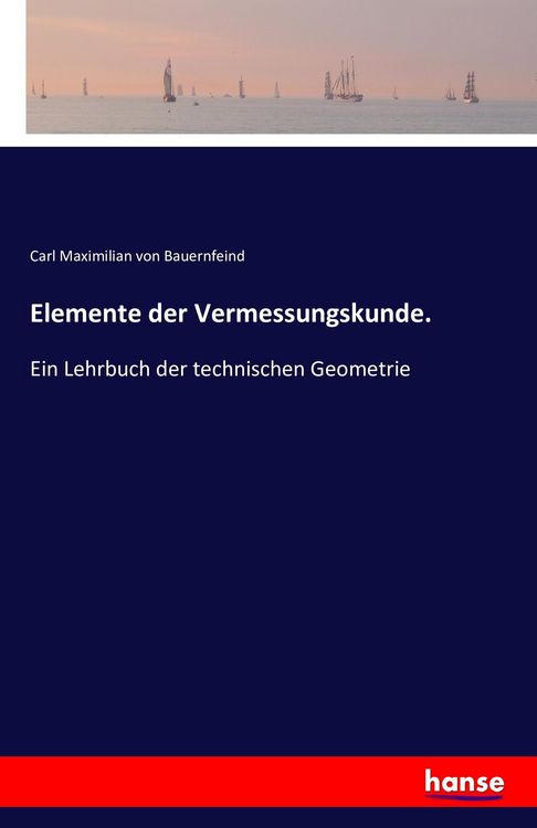 Produktbild: Elemente der Vermessungskunde.
