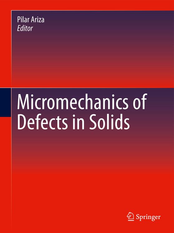 Produktbild: Micromechanics of Defects in Solids