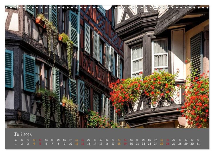 Produktbild: Eindr&uuml;cke aus dem Elsass (Wandkalender 2026 DIN A3 quer), CALVENDO Monatskalender