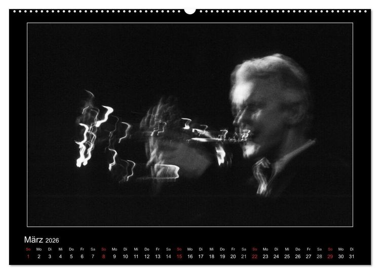Produktbild: Jazz onstage (hochwertiger Premium Wandkalender 2026 DIN A2 quer), Kunstdruck in Hochglanz