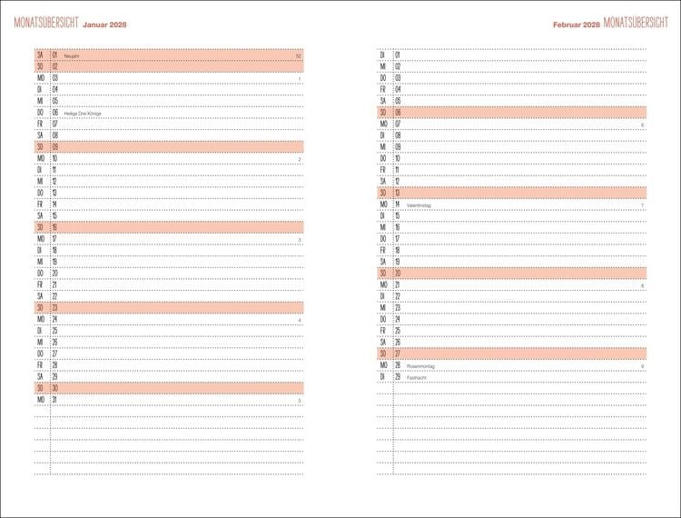 Produktbild: Mama AG Familienplaner Buch A5 2027