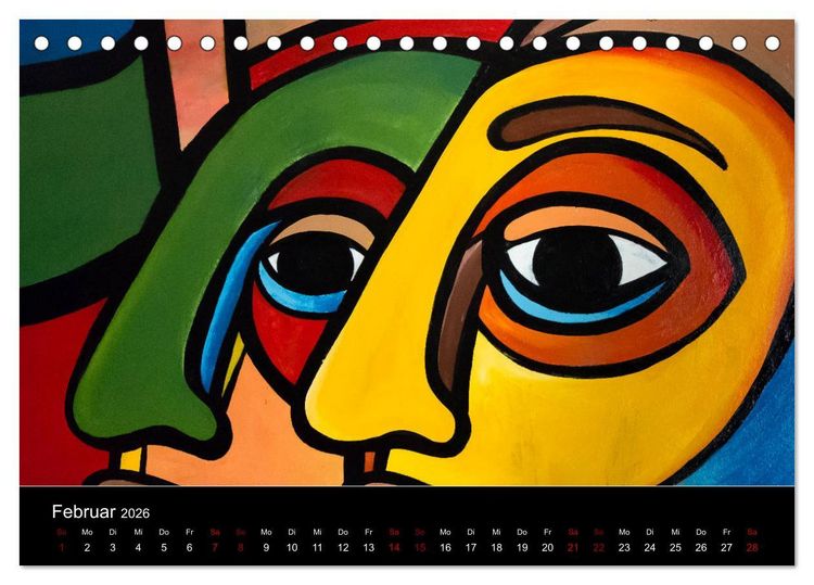 Produktbild: Graffiti und Street Art in La Paz (Tischkalender 2026 DIN A5 quer), CALVENDO Monatskalender