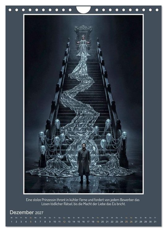 Produktbild: Fantastische Szenen aus gro&szlig;en Opern (Wandkalender 2027 DIN A4 hoch), CALVENDO Monatskalender