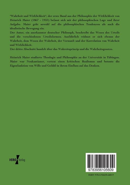 Produktbild: Philosophie der Wirklichkeit