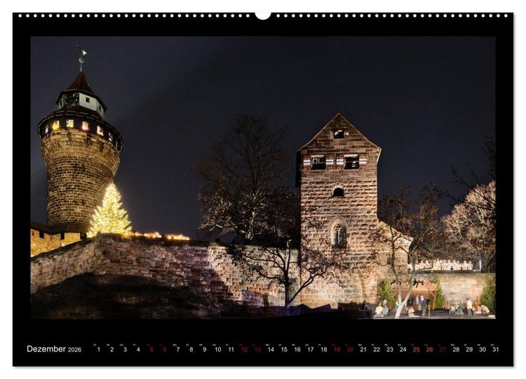 Produktbild: Historisches N&uuml;rnberg (Wandkalender 2026 DIN A2 quer), CALVENDO Monatskalender