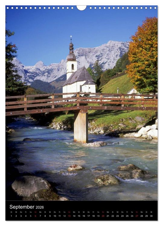 Produktbild: Idyllische Landschaften in Bayern (Wandkalender 2026 DIN A3 hoch), CALVENDO Monatskalender