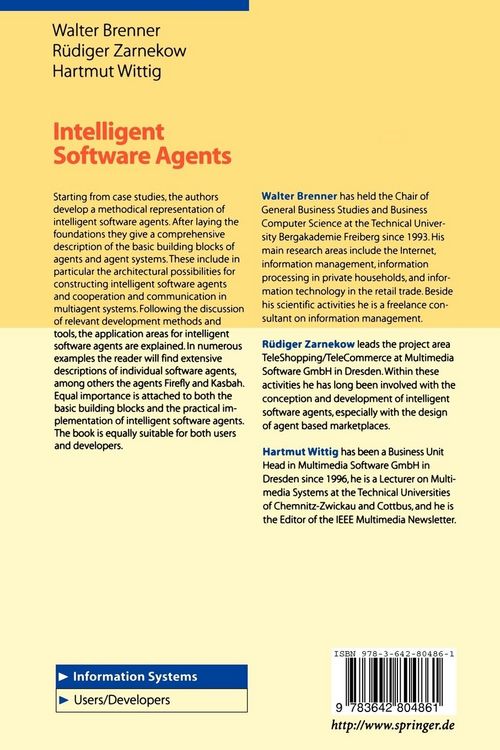 Produktbild: Intelligent Software Agents