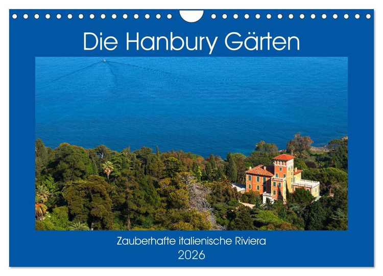 Produktbild: Zauberhafte Riviera - Die Hanbury G&auml;rten (Wandkalender 2026 DIN A4 quer), CALVENDO Monatskalender