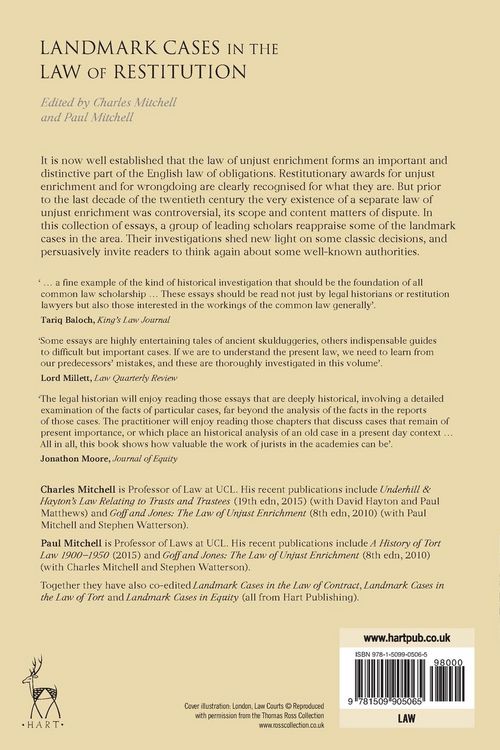 Produktbild: Landmark Cases in the Law of Restitution
