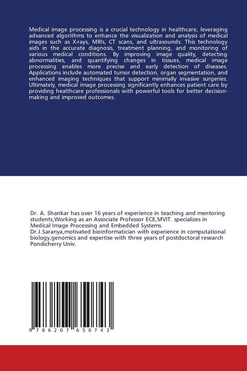 Produktbild: Medical Image Processing for Healthcare Applications