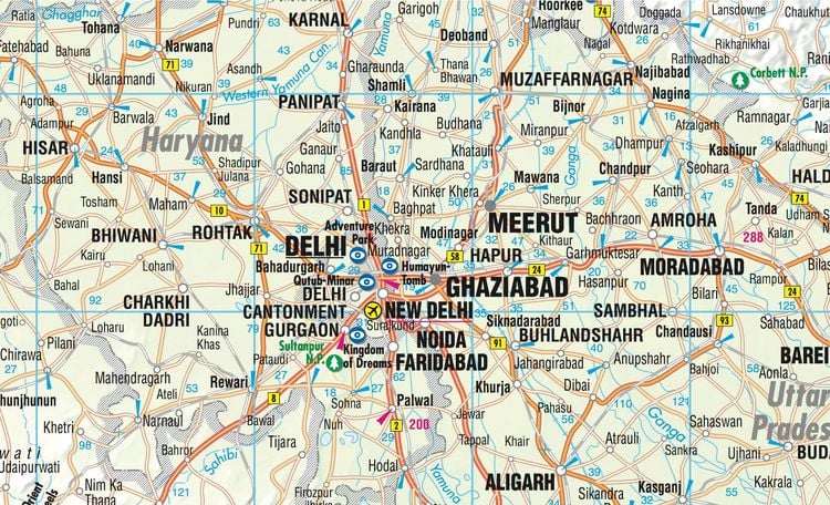 Produktbild: India North 1 : 3 000 000