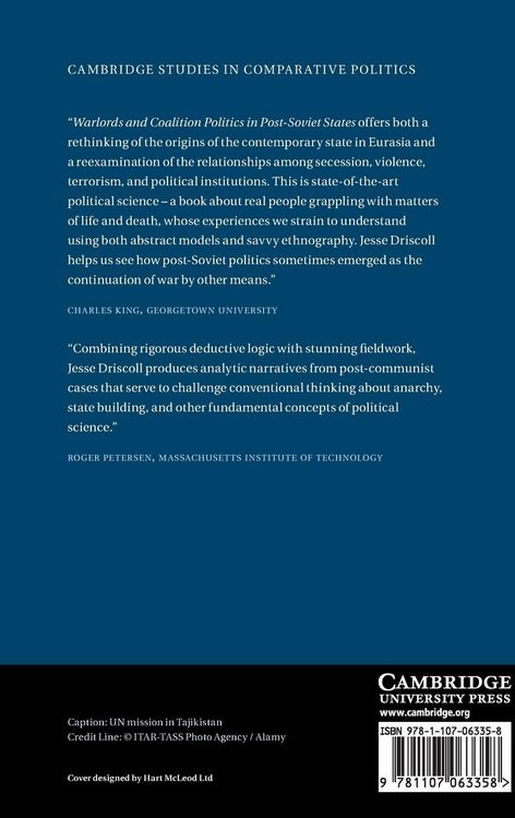 Produktbild: Warlords and Coalition Politics in Post-Soviet States