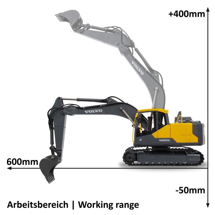 Produktbild: Jamara Bagger Volvo EC160E 2,4GHz