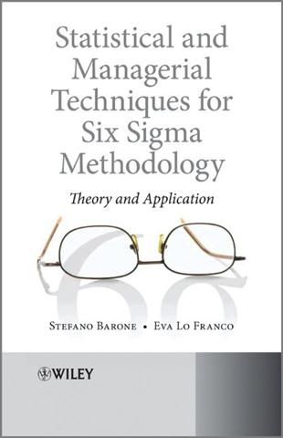 Produktbild: Statistical and Managerial Techniques for Six Sigma Methodology
