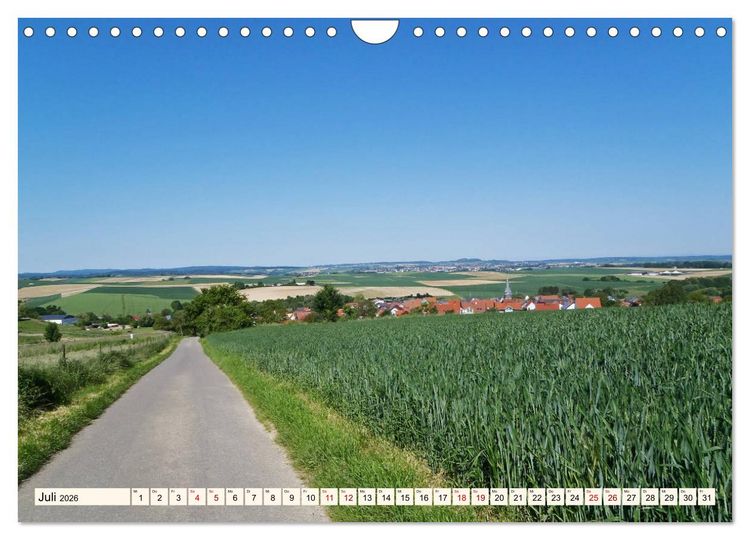 Produktbild: Viele Wege - ein Ziel Wandern im Odenwald (Wandkalender 2026 DIN A4 quer), CALVENDO Monatskalender