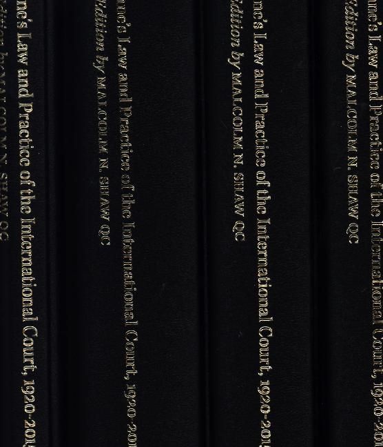 Produktbild: Rosenne's Law and Practice of the International Court: 1920-2015 (4 Volume Set)