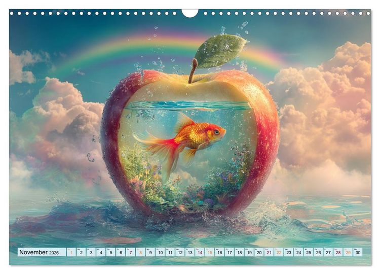 Produktbild: Freitag ist Fischtag (Wandkalender 2026 DIN A3 quer), CALVENDO Monatskalender