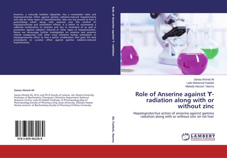 Produktbild: Role of Anserine against &iquest;- radiation along with or without zinc