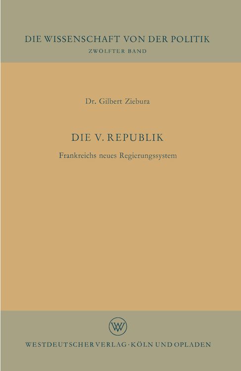 Produktbild: Die V. Republik