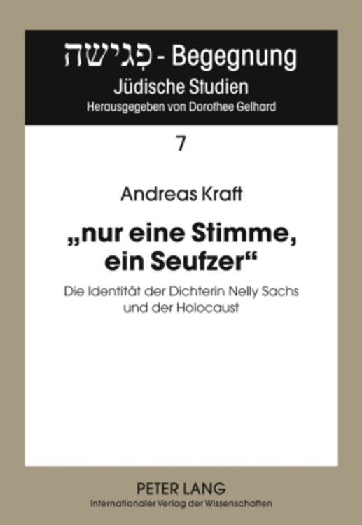Produktbild: &laquo;nur eine Stimme, ein Seufzer&raquo;