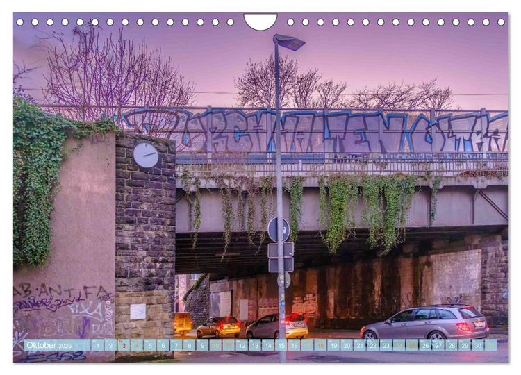 Produktbild: KunstLichtTore in Bochum - und Br&uuml;cken, die es werden sollten (Wandkalender 2026 DIN A4 quer), CALVENDO Monatskalender