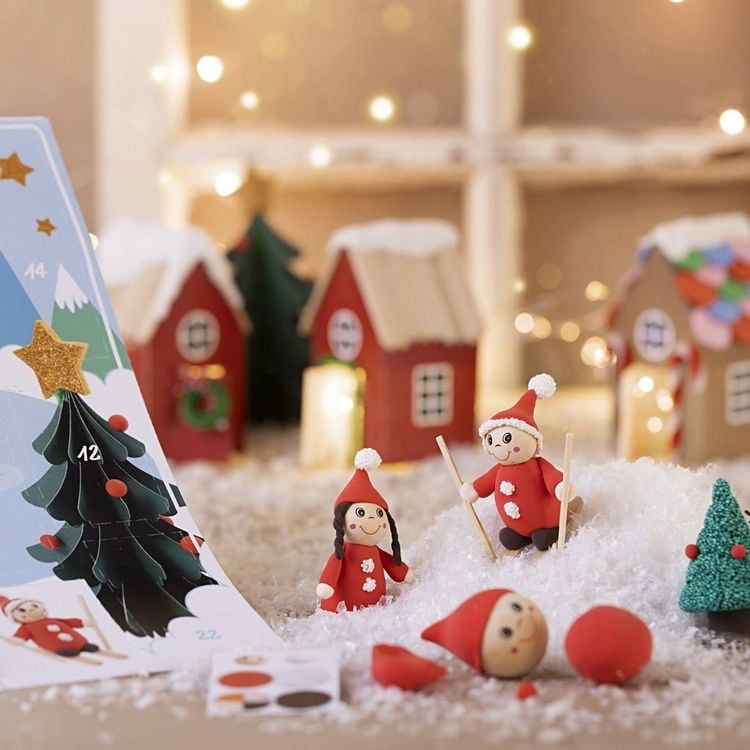 Produktbild: Creativ Company DIY Sets Adventskalender Basteln und Modellieren, Kreativ Box