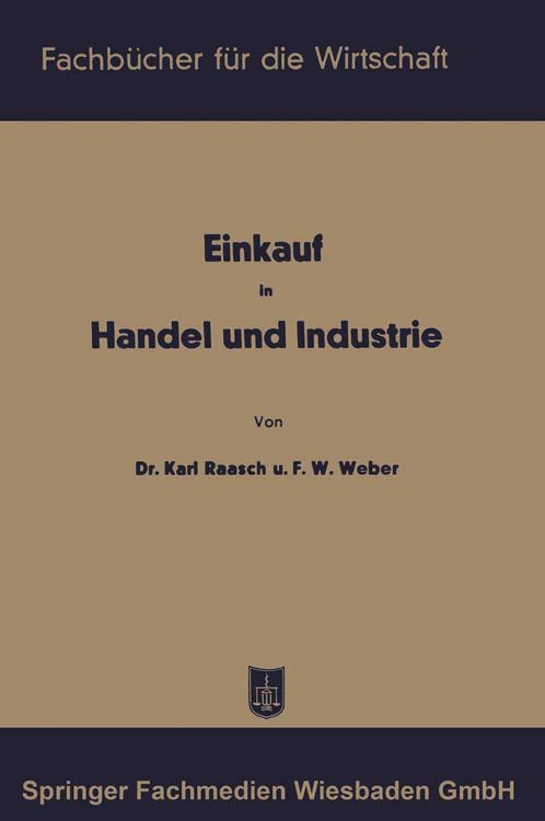 Produktbild: Einkauf in Handel und Industrie