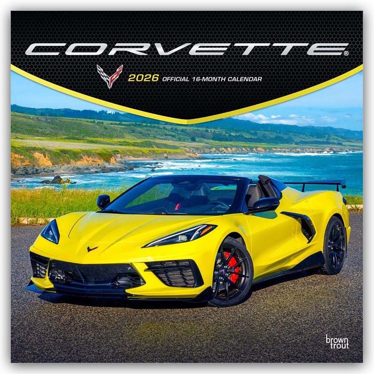 Produktbild: Corvette – Chevrolet Corvette 2026 – 16-Monatskalender