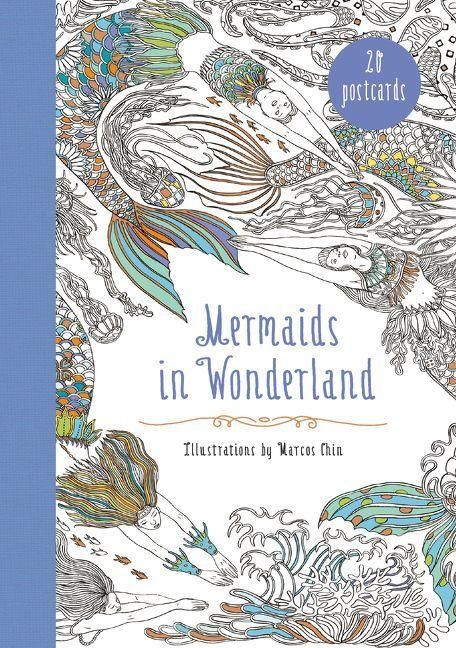 Produktbild: Chin, M: Mermaids in Wonderland 20 Postcards