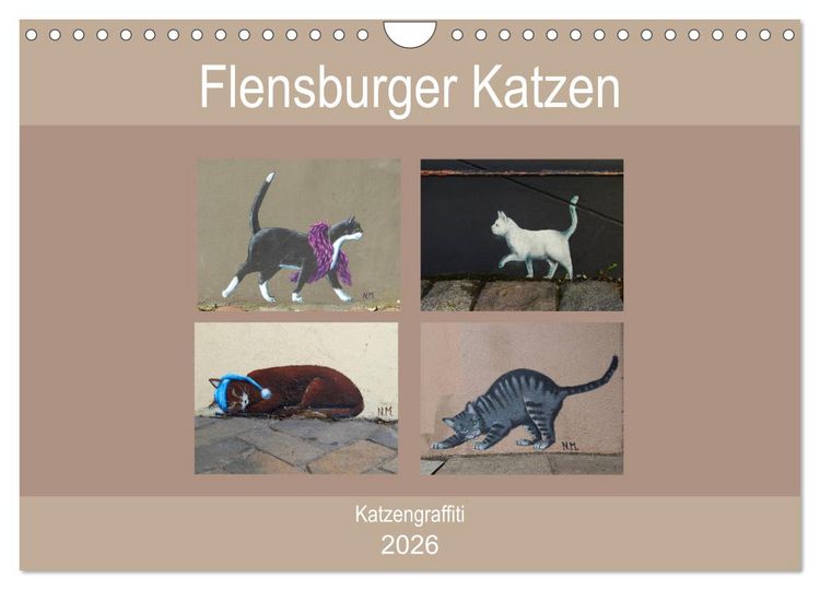 Produktbild: Flensburger Katzen (Wandkalender 2026 DIN A4 quer), CALVENDO Monatskalender