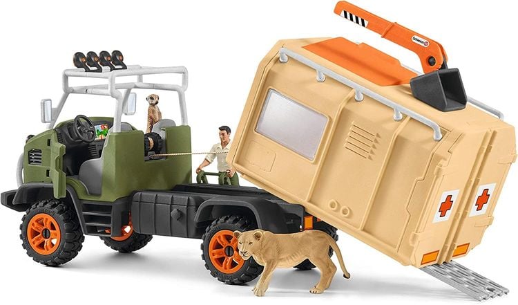 Produktbild: Schleich Wild Life 42475 - Großer Truck, Tierrettung