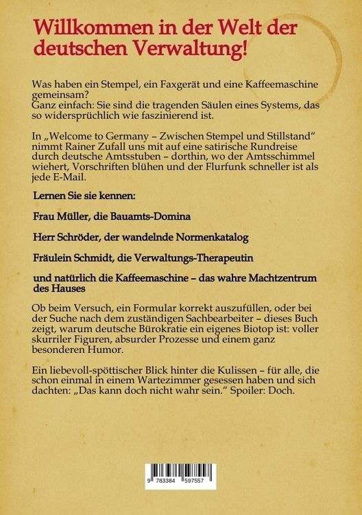 Produktbild: Welcome to Germany - Zwischen Stempel und Stillstand