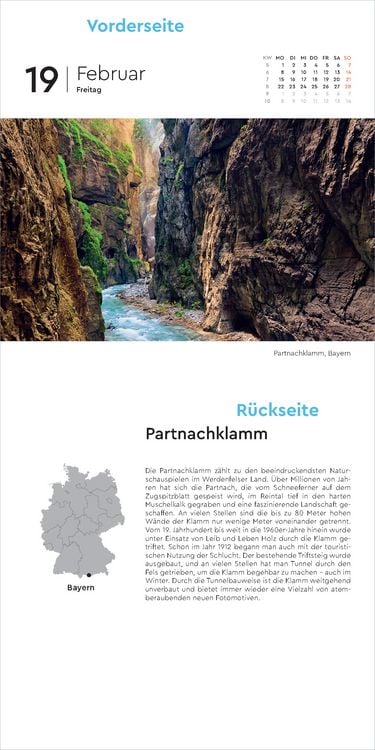 Produktbild: Deutschland - KUNTH 365-Tage-Abrei&szlig;kalender 2027