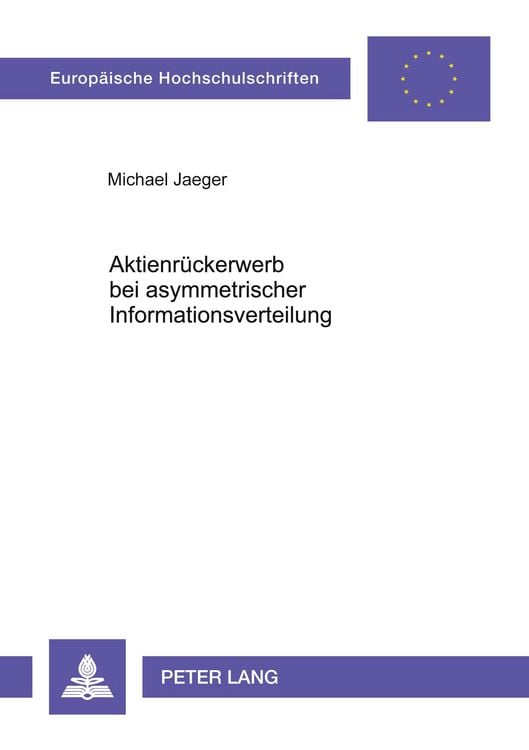 Produktbild: Aktienr&uuml;ckerwerb bei asymmetrischer Informationsverteilung