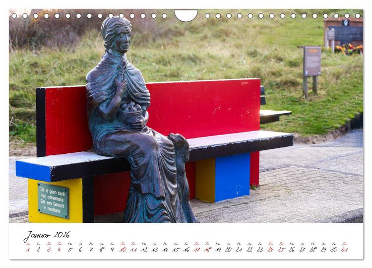 Produktbild: Das Seebad Domburg (Wandkalender 2026 DIN A4 quer), CALVENDO Monatskalender