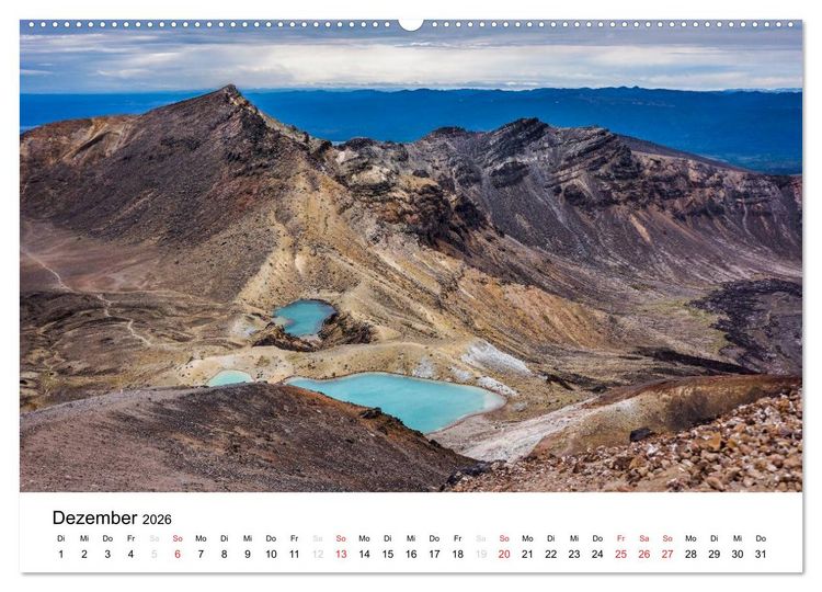 Produktbild: Neuseeland (Wandkalender 2026 DIN A2 quer), CALVENDO Monatskalender