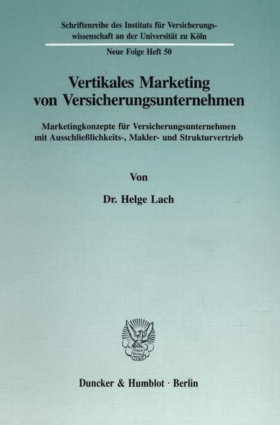 Produktbild: Vertikales Marketing von Versicherungsunternehmen.