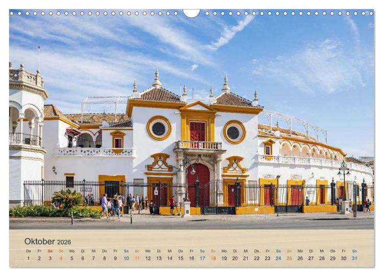 Produktbild: Sevilla - die andalusische Hauptstadt (Wandkalender 2026 DIN A3 quer), CALVENDO Monatskalender