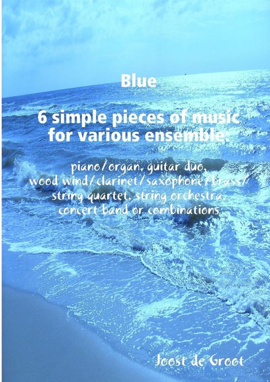 Produktbild: Blue 6 simple pieces of music for various ensemble