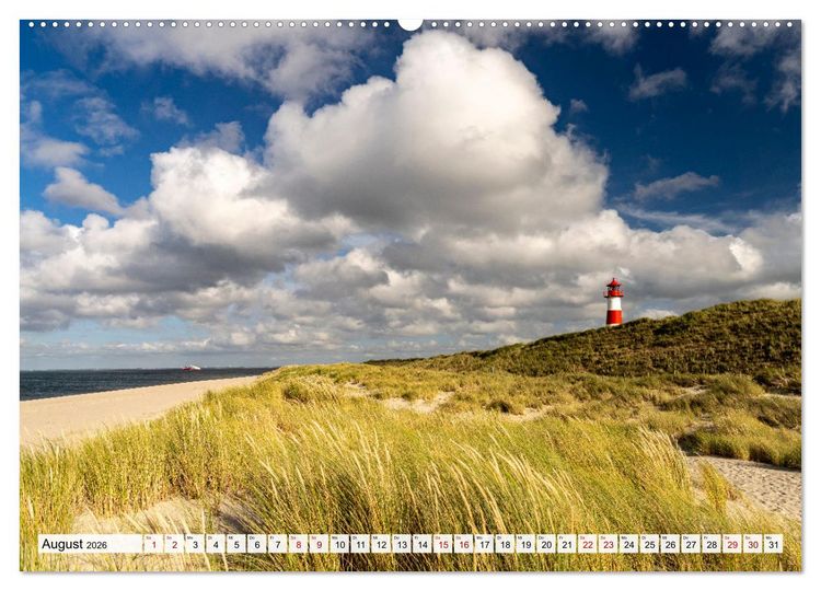Produktbild: Schleswig-Holstein - Nordfriesland (hochwertiger Premium Wandkalender 2026 DIN A2 quer), Kunstdruck in Hochglanz