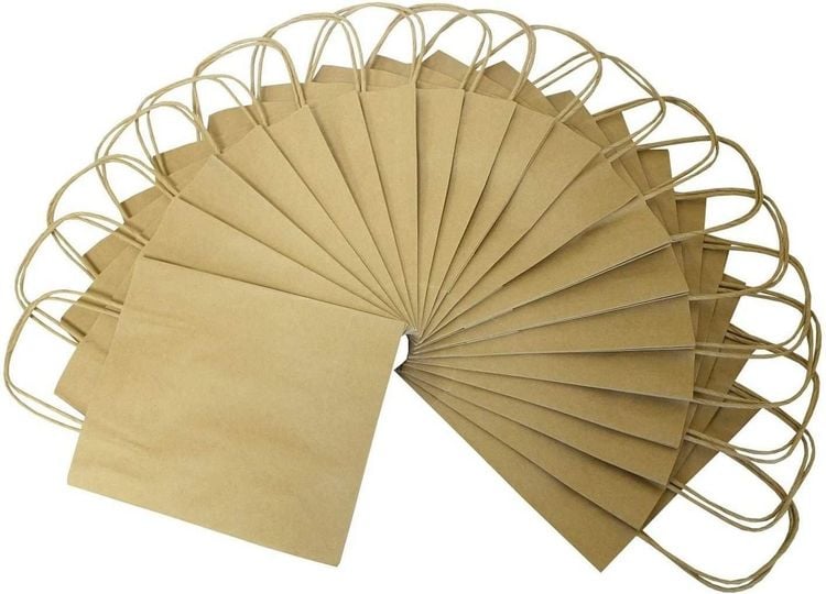 Produktbild: Folia Papiert&uuml;ten, Geschenkt&uuml;ten 125g/m&sup2; Kraftpapier, 20 St&uuml;ck natur